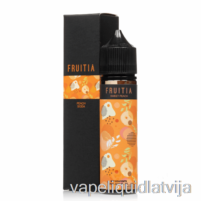 Persiku Soda - Fruitia - 60ml 0mg Vape šķidrums